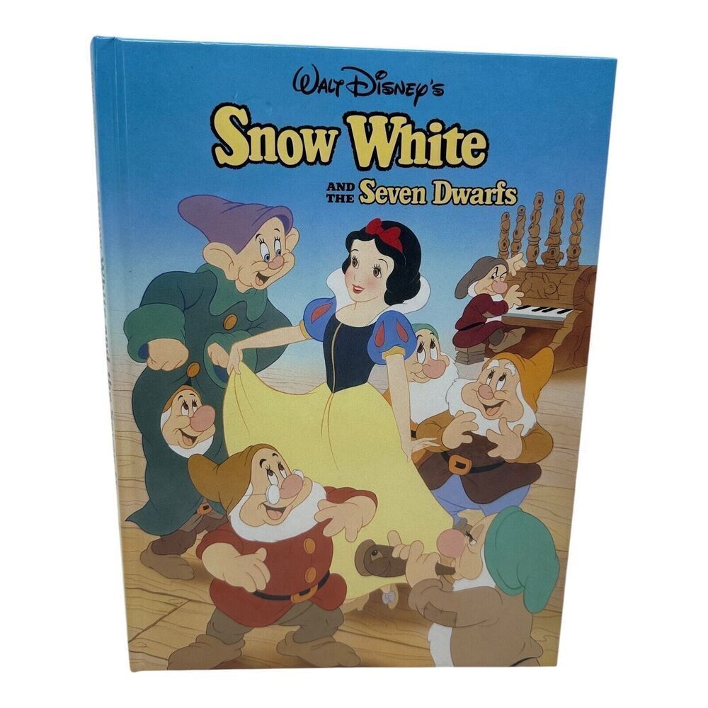 Disney Snow White and the Seven Dwarfs Childrens Book OS Multicolor Excellent